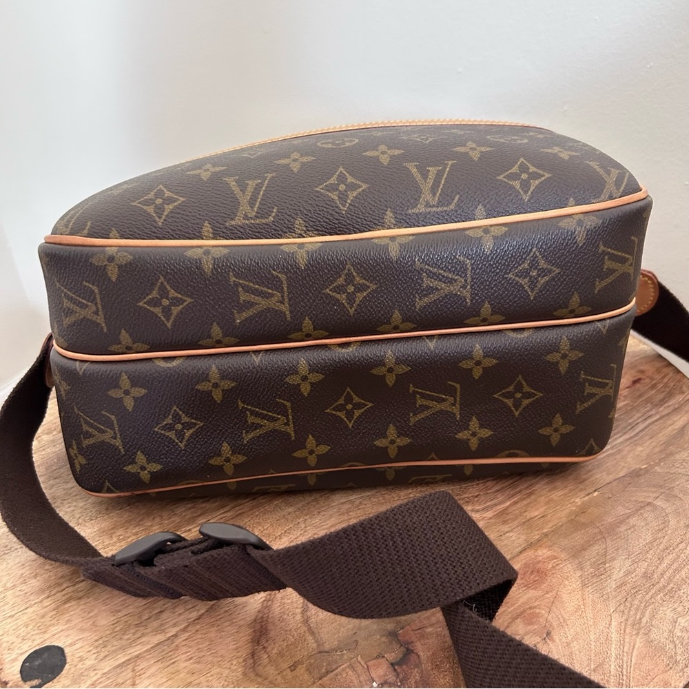 Authentic Louis Vuitton Monogram Reporter Crossbody Shoulder Bag Purse SP1010 - Picture 6 of 16